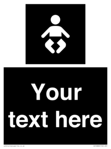 Custom information: black panel baby change